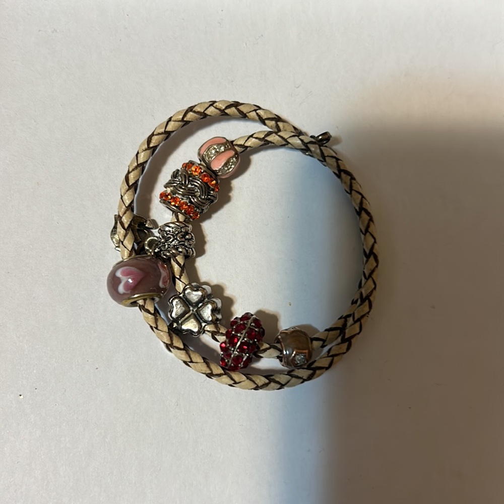 Women bracelet with Random Charms (7)